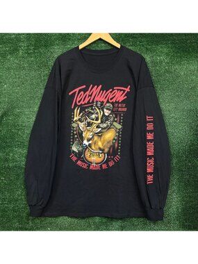 Ted Nugent The Music Made Me Do It T-Shirt Size 3XL